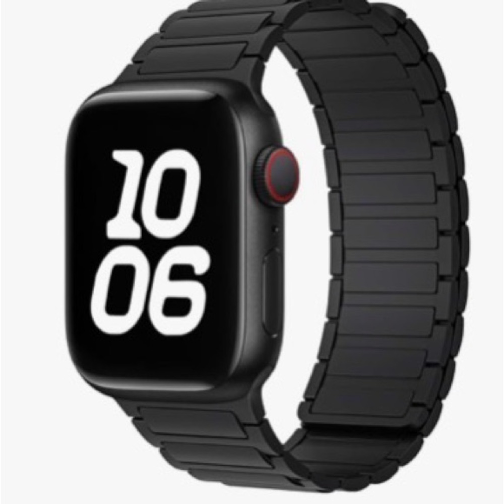 Apple Smartwatch with Black Metal Band